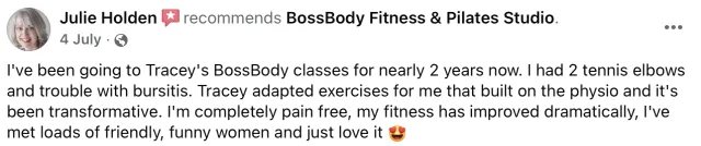 BossBody Fitness For Women member review 2