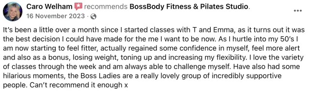 BossBody Fitness For Women member review 5