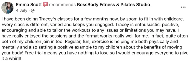 BossBody Fitness For Women member review 7